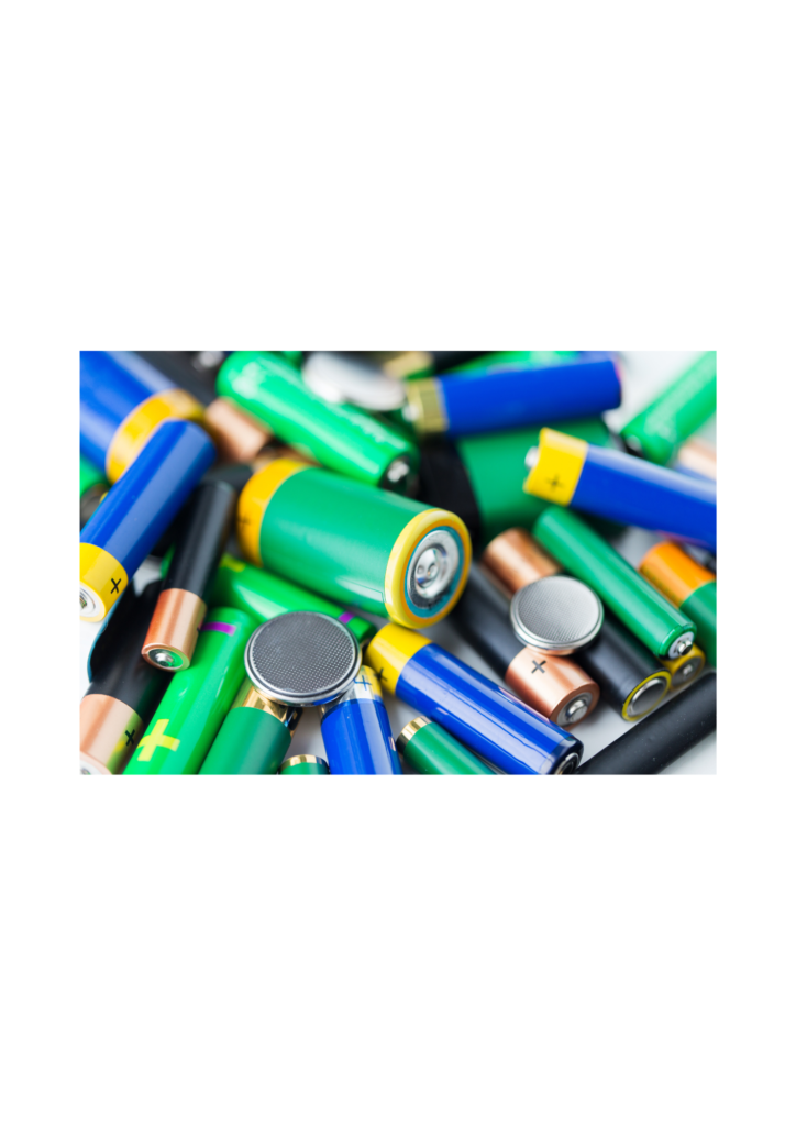 Miscellaneous batteries in junk drawer