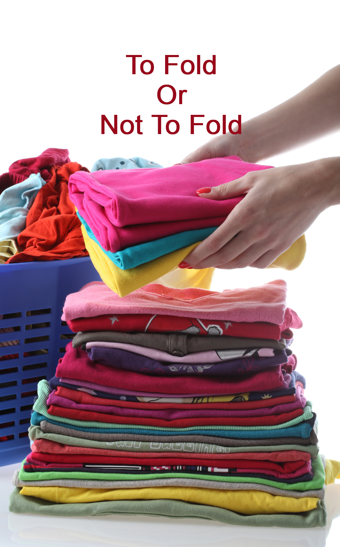 Pile of folded laundry