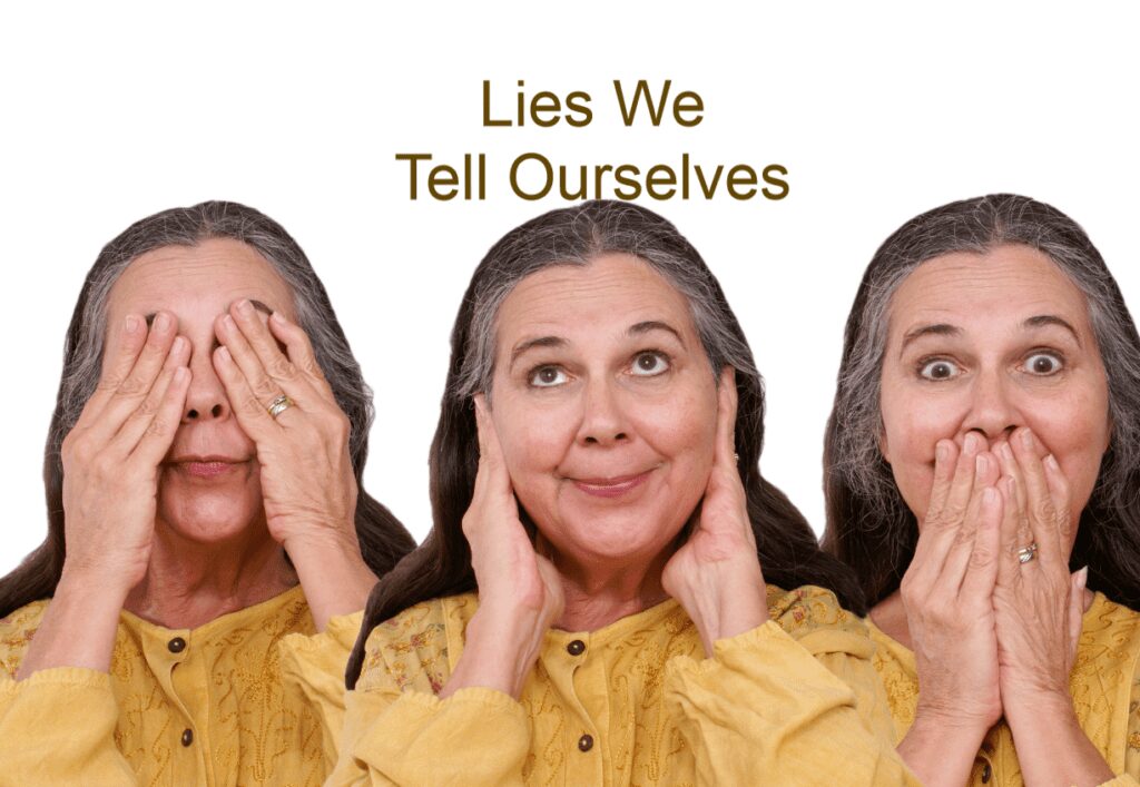 Picture of 3 women doing see no evil, hear no evil, say no evil